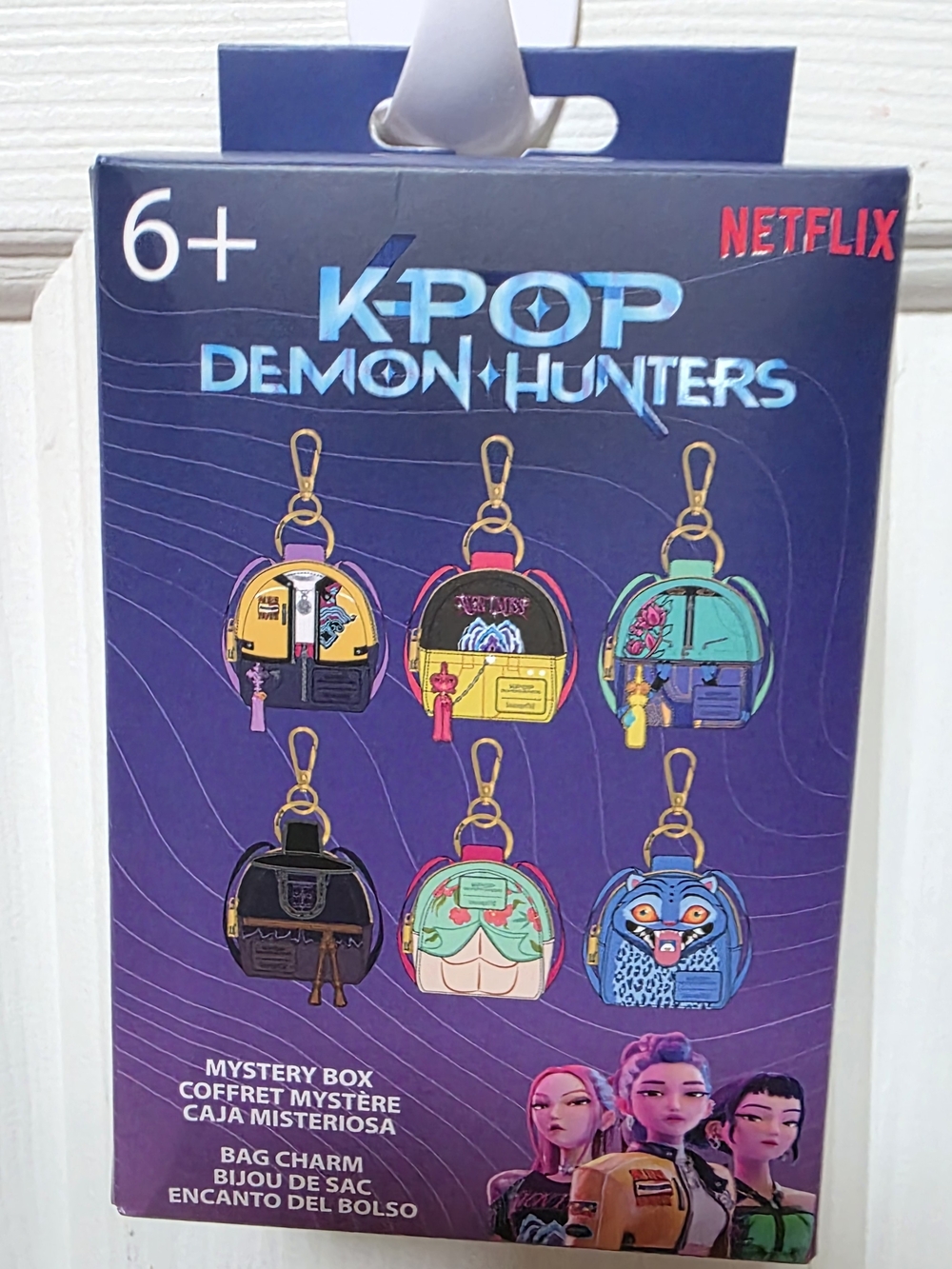 Netflix K-POP Demon Hunters Blind Box Enamel Backpack Keychain/Bag Charms NWT